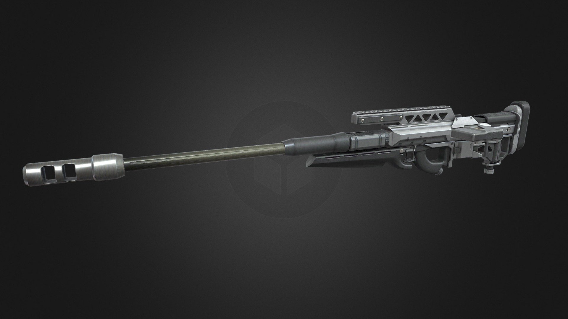 among other sniper rifles in GITS, this looks way better - GITS : FA's SEBURO SR - Download Free 3D model by alx_flameniro 3d model