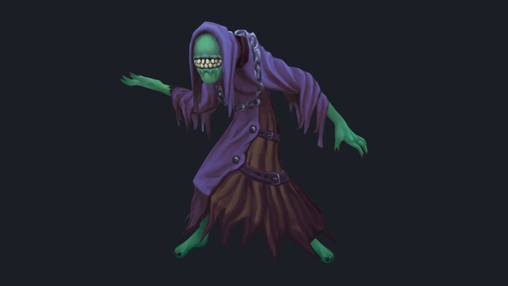 Made for Dyadic Games project Sikanda.  Concept by https://www.artstation.com/artist/domen - Witch monster - 3D model by lucak 3d model