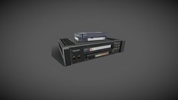 Old VCR and VHS Tapes tape, games, retro, unreal, old, recorder, vcr, vhs, unity, game, lowpoly, video, vcr-tape, vhs_tape, vhsplayer, video-player