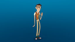 Hotel T toon, hotel, videogame, vampire, comedy, humor, dracula, video-games, tvshow, tvseries, character, low-poly, cartoon, game, lowpoly, gameart, creature, monster, human, halloween, funny, pixelart