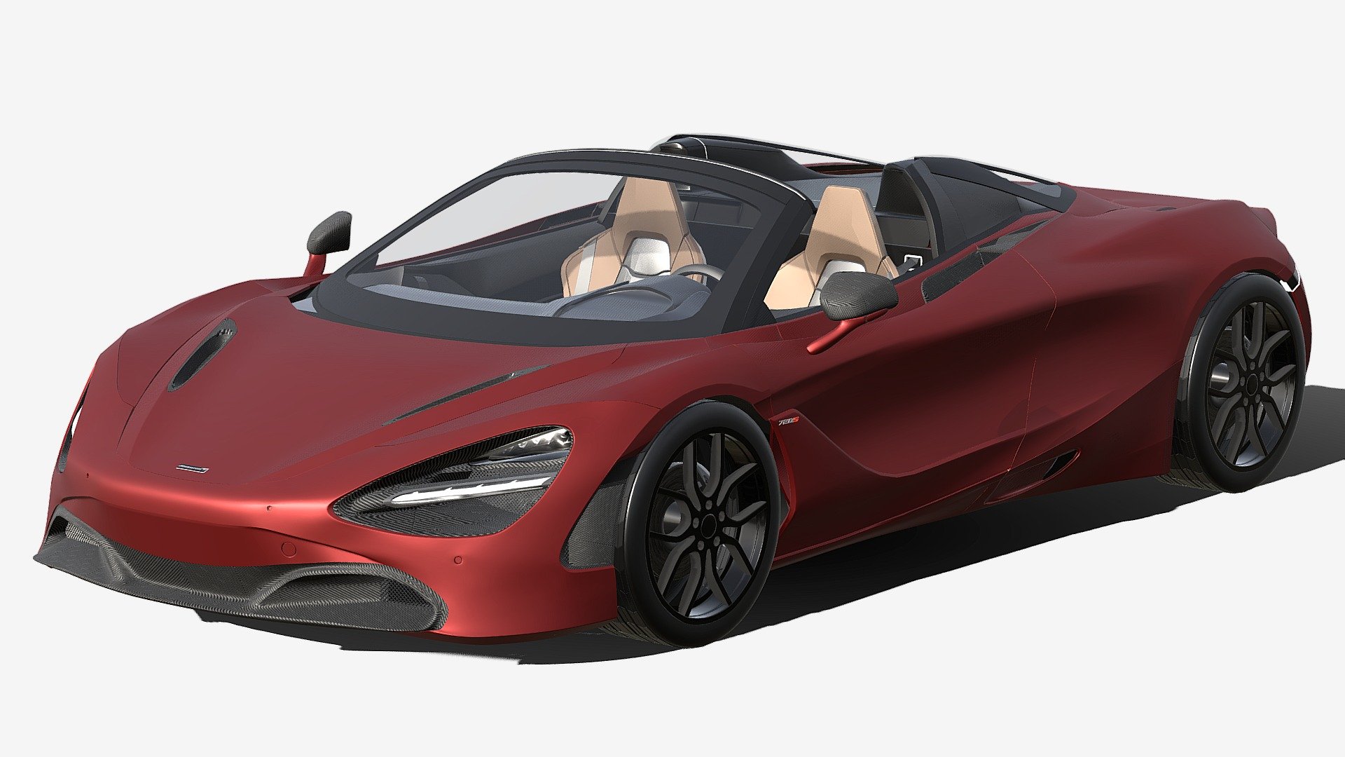 A highly detailed 3D model of the McLaren 720s Spider created by HDM Studio team




All textures were included in this file, but you can also use the glb file - in this file, the textures are already attached to the model.

About 3D model:




Highly detailed car model.

Highly detailed interior of the car

Suitable for use in games/renders

Thank you for purchasing our models! - McLaren 720s Spider - Buy Royalty Free 3D model by HDM Studio (@HDM.Studio) 3d model