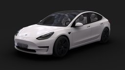 Tesla Model 3 transport, tesla, berlina, turism, elonmusk, vehicle, model, car, electric