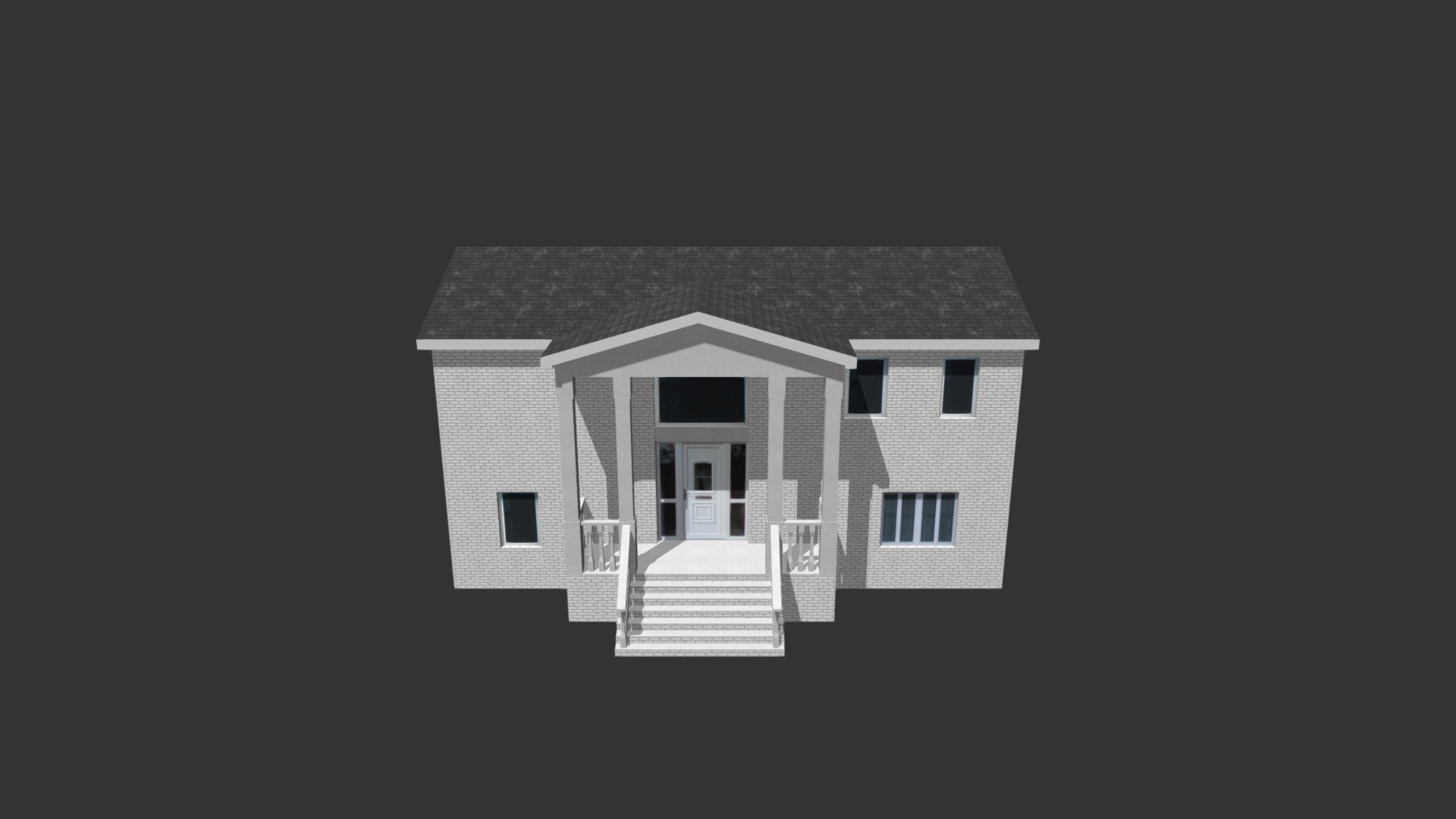House 10

A low-poly 3d model ready for Virtual Reality (VR), Augmented Reality (AR), games and other real-time apps.

This model is based on a real life building and uses 2210 triangles (1202 polygons) and 5 materials.

Scaled to a default scale of 1 unit = 1 meter

This set comes with :

Model files in 3DS format files (.3ds) 
Model files in FBX format files (.fbx) 
Model files in OBJ format files (.obj &amp; .mtl) 

Textures : 
Diffuse Maps 
Normal Maps

All Textures are preloaded on the materials and prefabs so this prop is ready to be dropped in to any of your scenes.

Optimised for game engines but can also be used in any 3d package 3d model