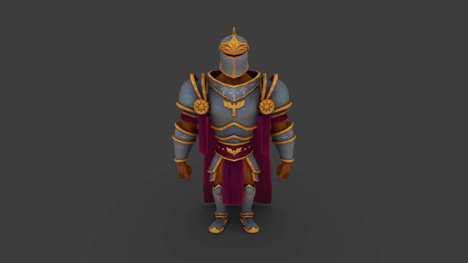 Medieval Armor modelled in 3Ds Max and textured in Substance Painter 3d model