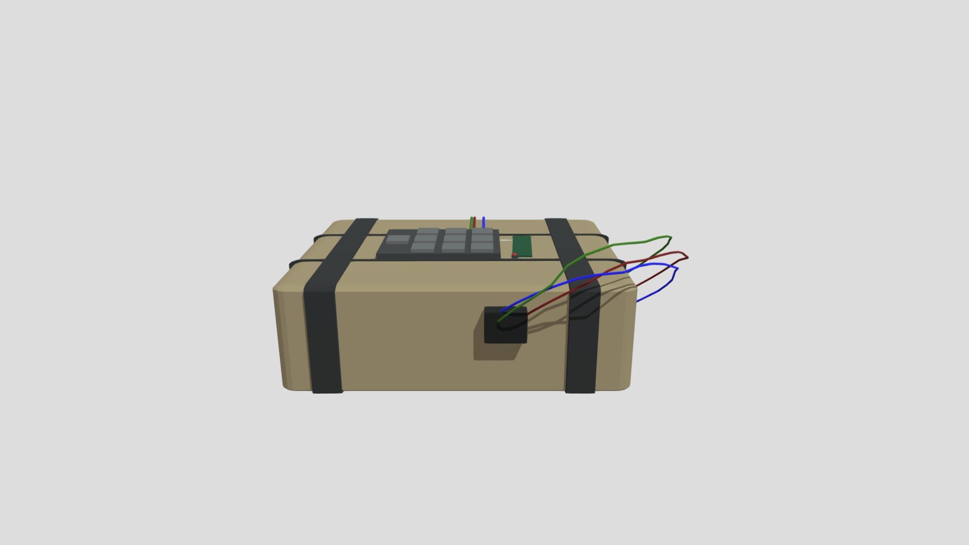 Free c4 bomb 3d model.
I made it in a blender out of boredom.
I spent 30 minutes creating it.
You can use it in your games and projects for free! - C4 bomb lowpoly - Download Free 3D model by TNTRAT (@lanan67mail.ru) 3d model