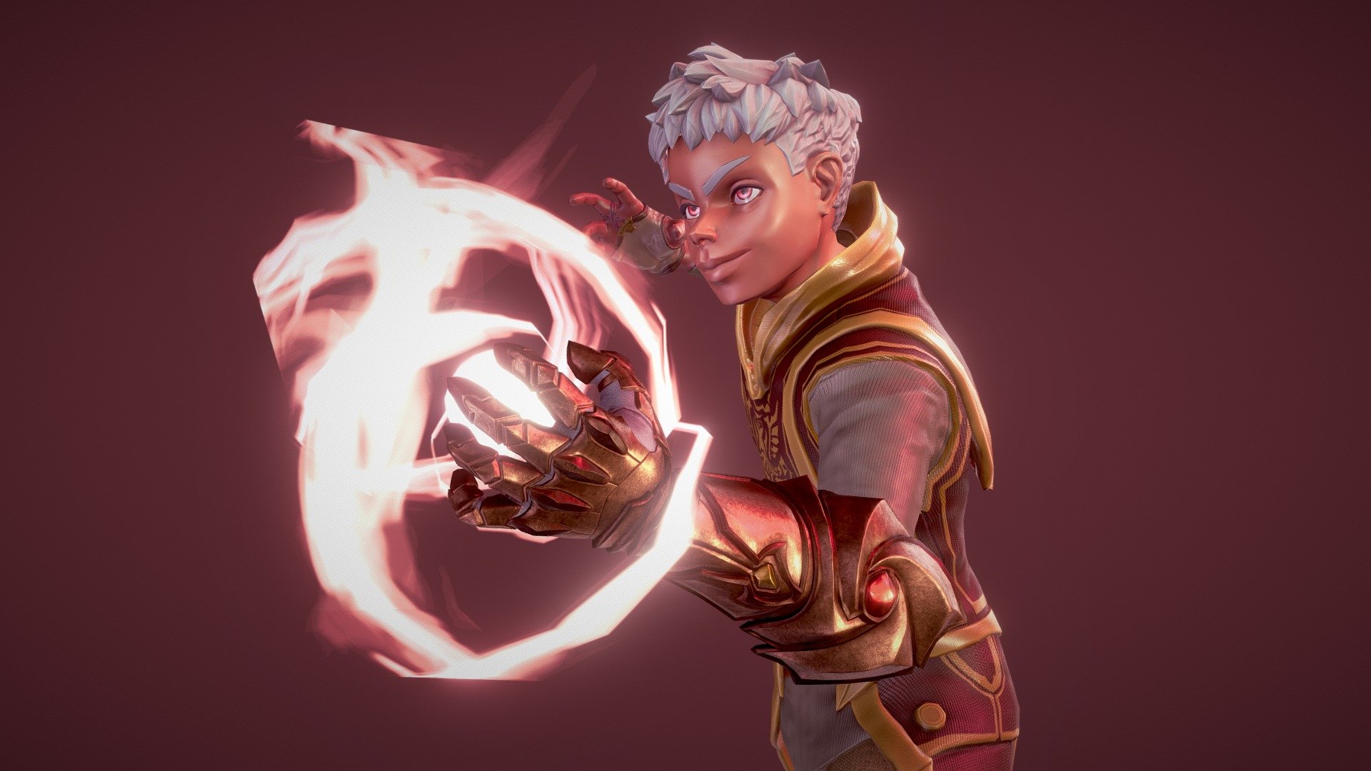 This is an original character created by me for FlippedNormals' Warlock Art Challenge. 

Made in Blender

See it on BlenderArtists: 
 https://blenderartists.org/t/real-time-warlock-character/1230211?u=felgoh - Real-Time Warlock Character - 3D model by Felipe G. (@felgoh) 3d model