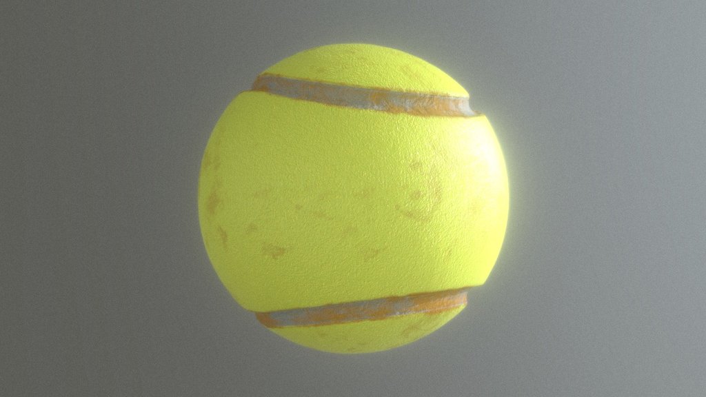CGTrader Contest entry model. More info at -link removed- - Tennis Ball - 3D model by KezanD (@dean1) 3d model