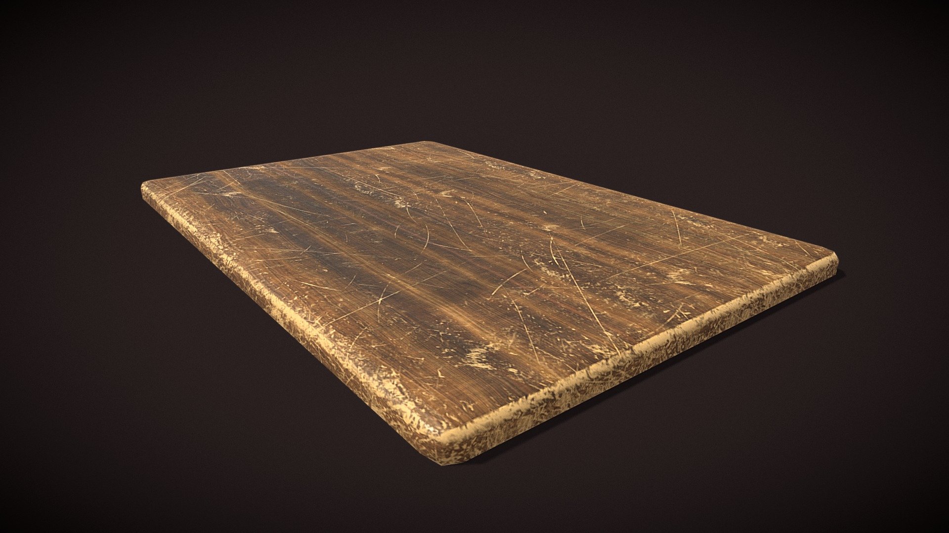 High Quality Wooden Cutting Board 3D Model Display your food items on a beautiful, detailed, wooden cutting board. High quality wooden cutting board for display for any occasion. Recommeneded for displaying cuttable items on cutting board in interior spaces such as kitchens or dining areas. PBR Texture 4096x4096 From the Creators at Get Dead Entertainment. Please Like and Rate. :) - Cutting Board - Buy Royalty Free 3D model by GetDeadEntertainment 3d model