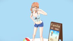 Riho Tsukishima (Megami no Café Terrace) animecharacter, anime-2023spring, megaminocafeterrace