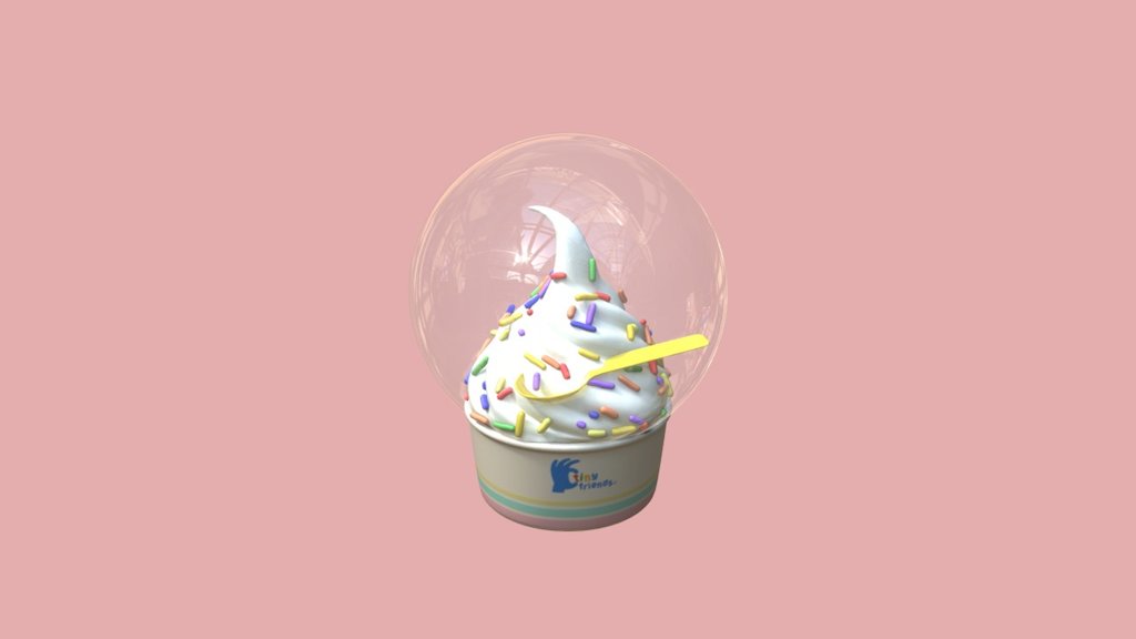 Ice Cream - 3D model by suraaek 3d model