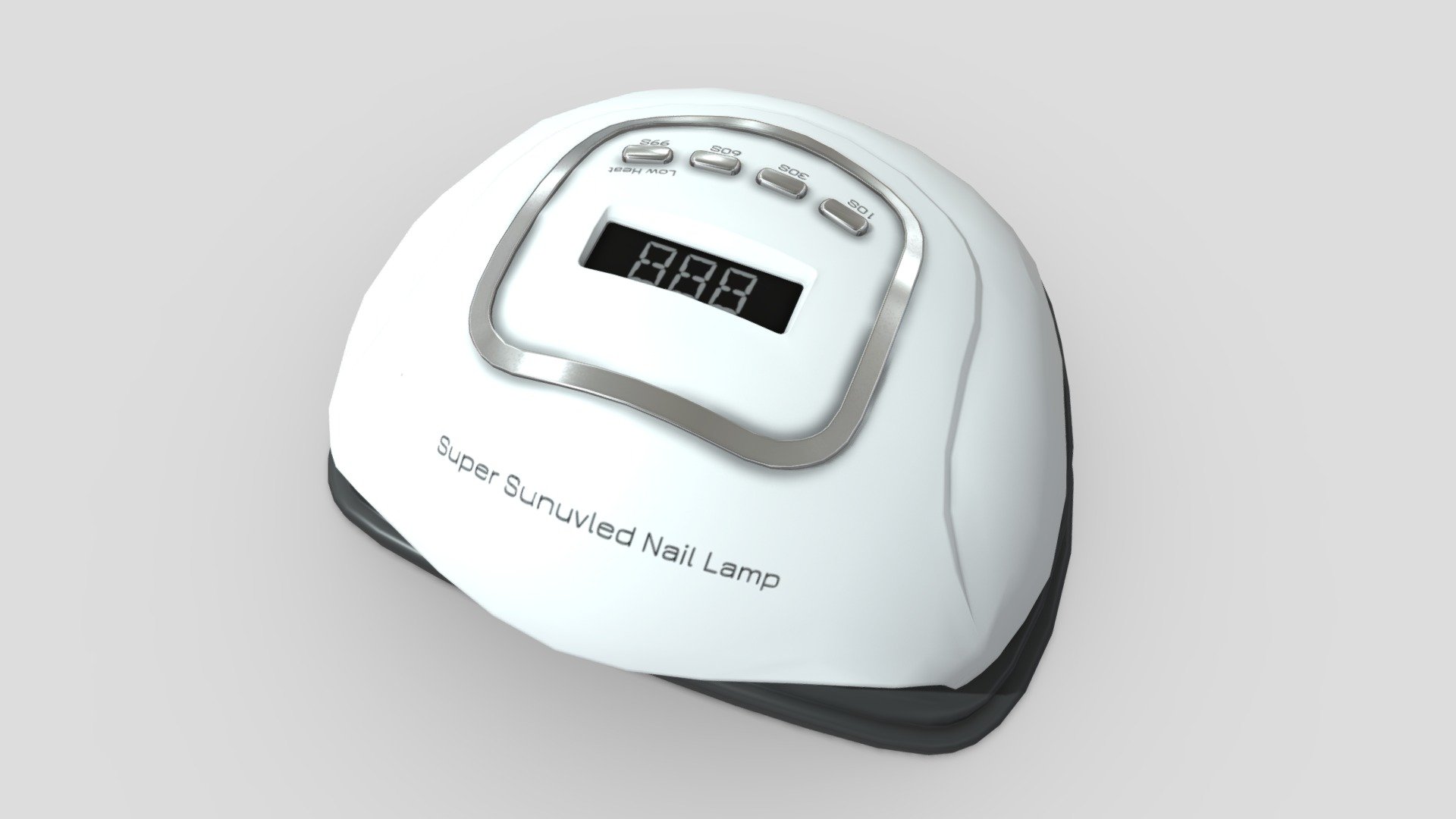 Nail Dryer 3D Model by ChakkitPP.




This model was developed in Blender 2.90.1

Unwrapped Non-overlapping and UV Mapping

Beveled Smooth Edges, No Subdivision modifier.


No Plugins used.




High Quality 3D Model.



High Resolution Textures.

Polygons 3208 / Vertices 3463

Textures Detail :




2K PBR textures : Base Color / Height / Metallic / Normal / Roughness / AO

File Includes : 




fbx, obj / mtl, stl, blend
 - Nail Dryer - Buy Royalty Free 3D model by ChakkitPP 3d model