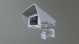 Security Camera security, government, hack, surveillance, imaging, cctv, camera, props-game, surveillance-camera, government-agency, lowpoly, gameasset, cctvcamera, big-brother