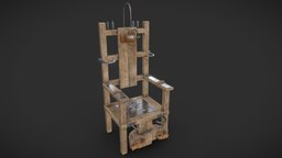 Electric Chair death, medieval, electricity, crime, jail, old, torture, criminal, justice, execution, penalty, execute, punishment, prision, chair, wood, electric, horror, prisioner