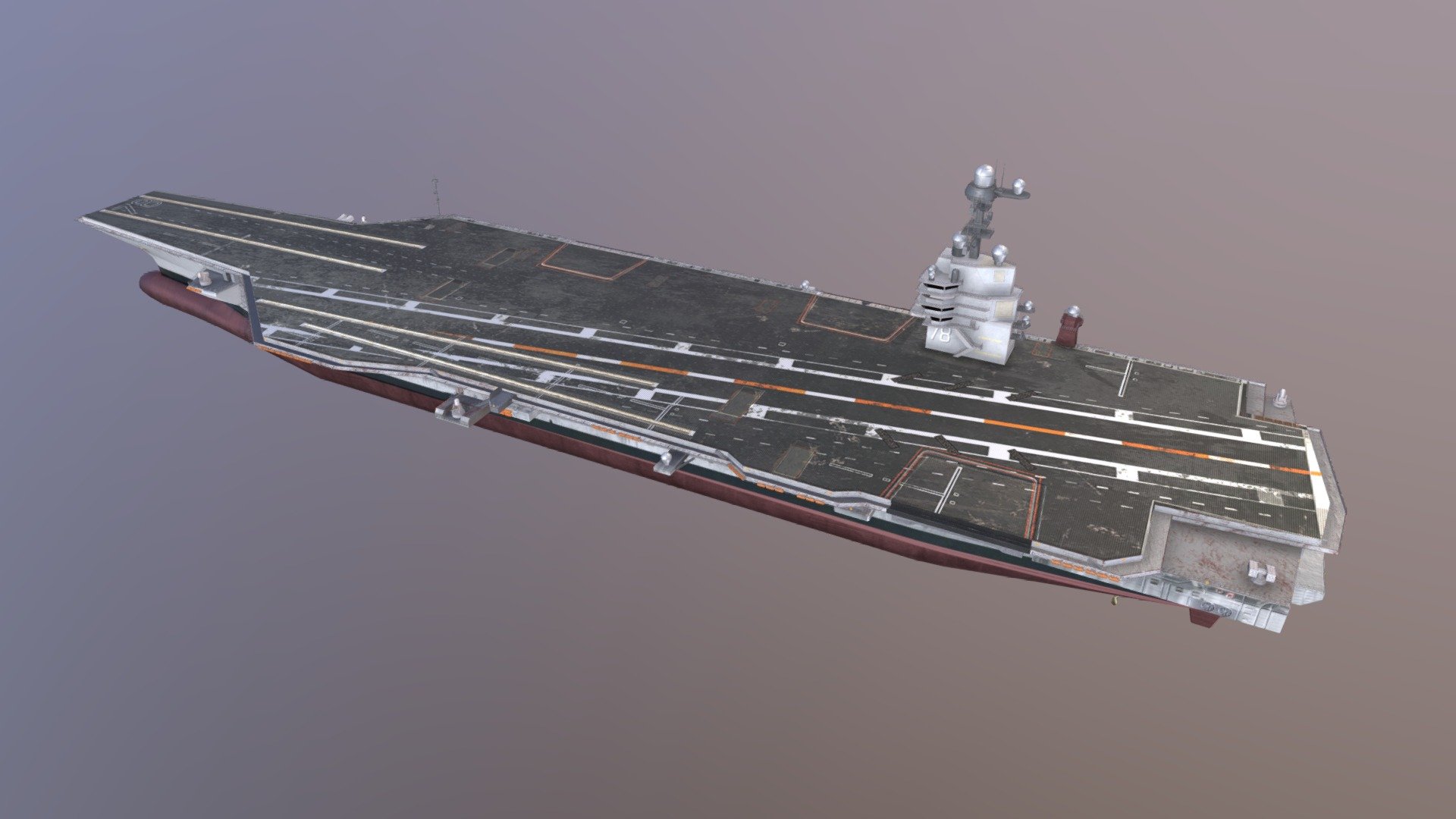hiiii this is the gerald R ford super carrier! been working on this for quite a while now! please enjoy it! dont forget a shoutout when u use it xD~ &lt;3

-fully rigged! (better use that blend file to avoid FBX nonsense!)
-explorable interiors
-optimized to be a vehicle or a map!
-working weapon systems!
-working propellers and elevators and blast deflectors!

got a lot of space to add props and assets but i decided to publish it like this so u can add your own stuff to it!

rar file contains renders for better inspection and carrier explorable sections (a map!) 

modeled using maya, textured using substance painter, UVd and rigged and put together using blender! - Gerald R Ford aircraft Carrier - Download Free 3D model by waelXcm 3d model