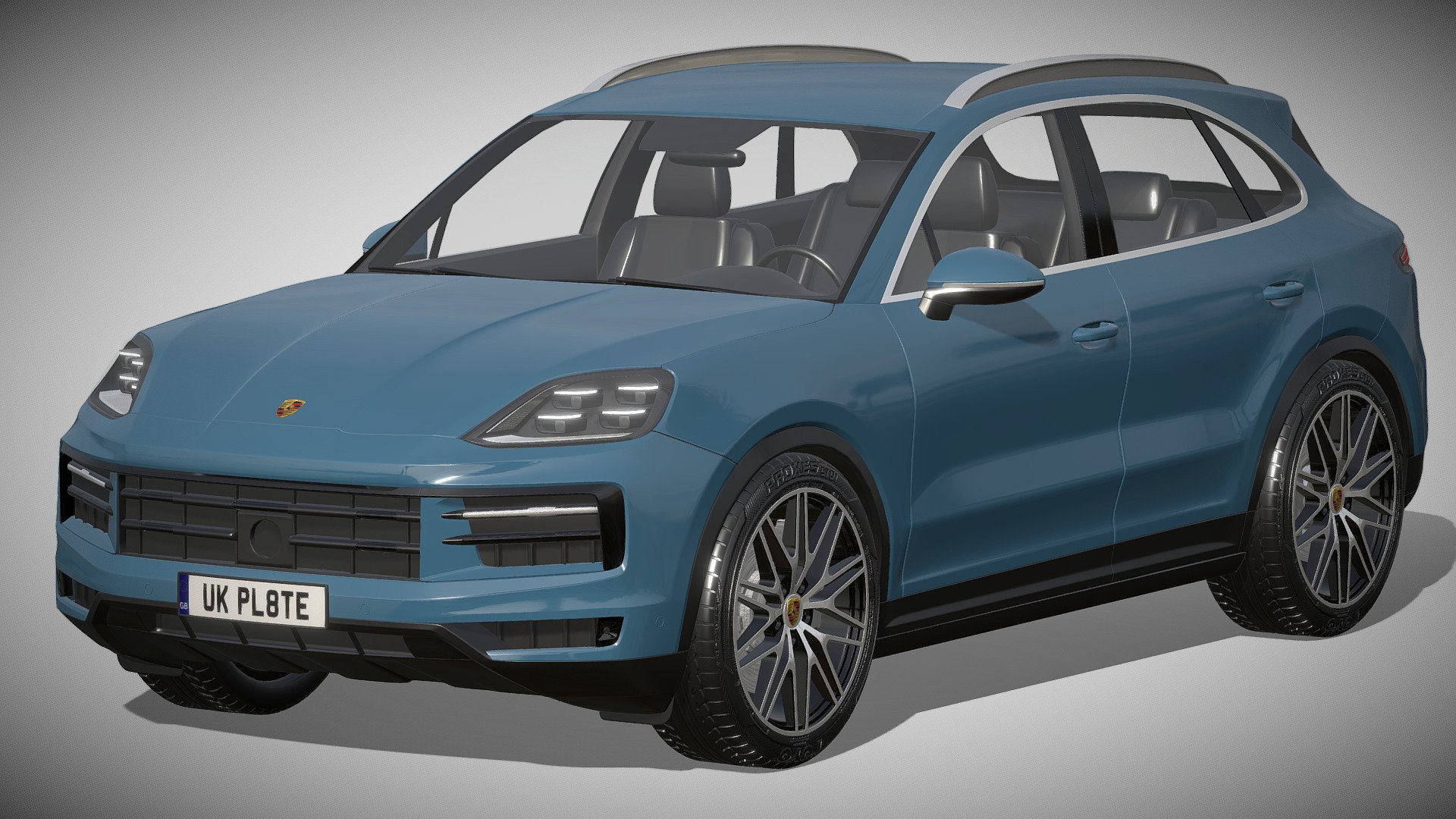 Porsche Cayenne 2024

https://www.porsche.com/usa/models/cayenne/cayenne-models/

Clean geometry Light weight model, yet completely detailed for HI-Res renders. Use for movies, Advertisements or games

Corona render and materials

All textures include in *.rar files

Lighting setup is not included in the file! - Porsche Cayenne 2024 - Buy Royalty Free 3D model by zifir3d 3d model