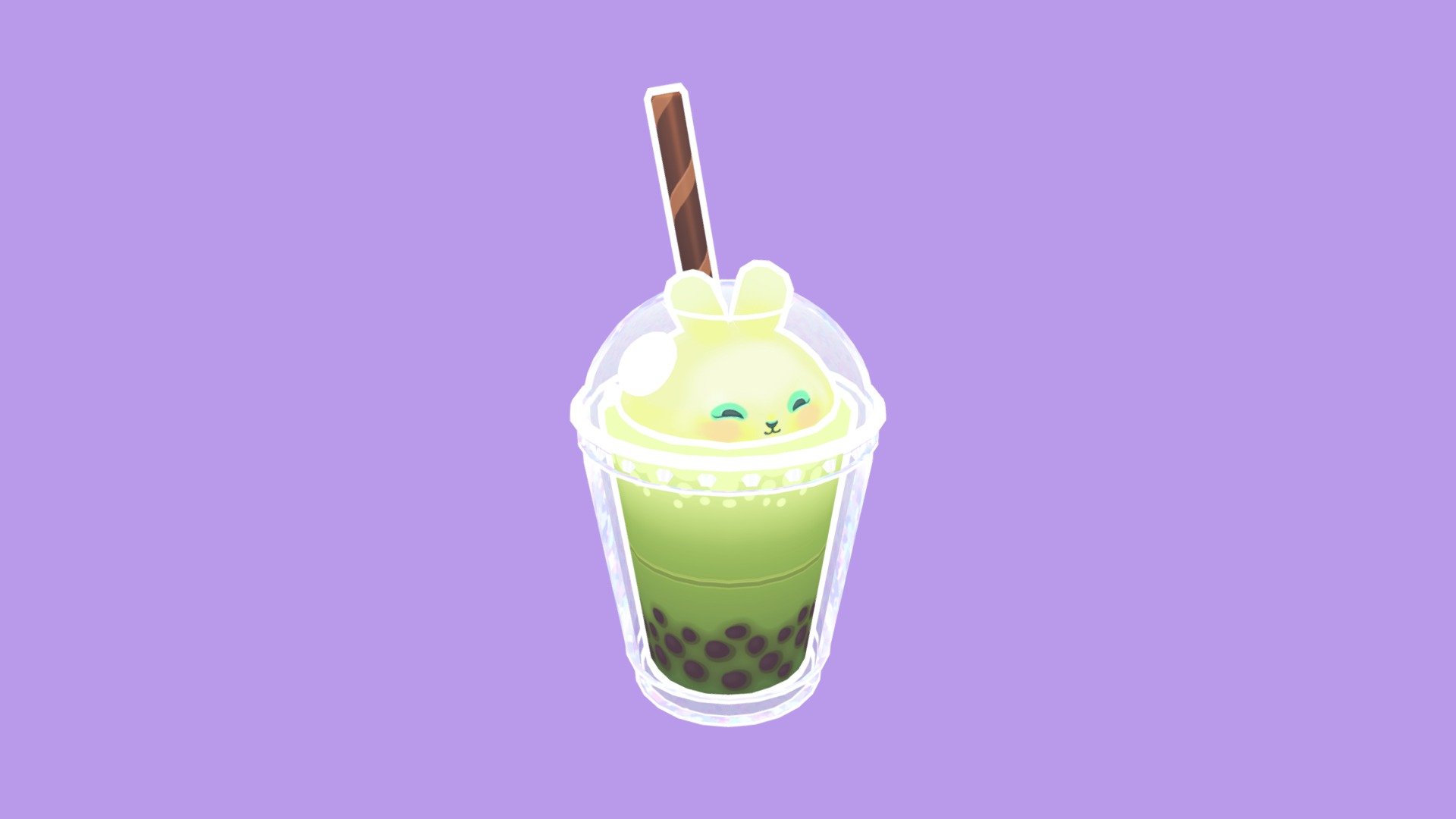 I love Matcha Bubble Tea so much that I made this! Do you love Bubble Tea? Wanna go get one with me?
Made in Maya then hand painted with Substance Painter.
https://www.artstation.com/artwork/aG6qJ9 - Cute Matcha Bubble Tea - 3D model by amber.marie.edwards 3d model
