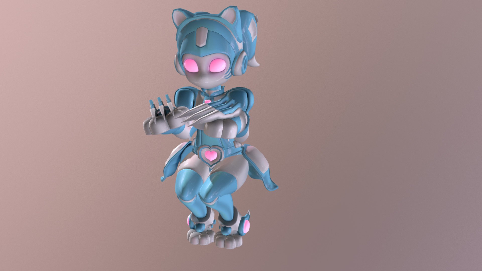 Finished up the base for my kitten bot. The insperation for this was Dia-Stage from the show Medabots. 


You can catch me on Vrchat running around, scratching peoples legs.
 - Kitten Bot - 3D model by Pirocious 3d model