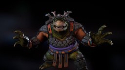 Honor Bound Kuzenbo samurai, turtles, smite, ninjaturtles, smite3d