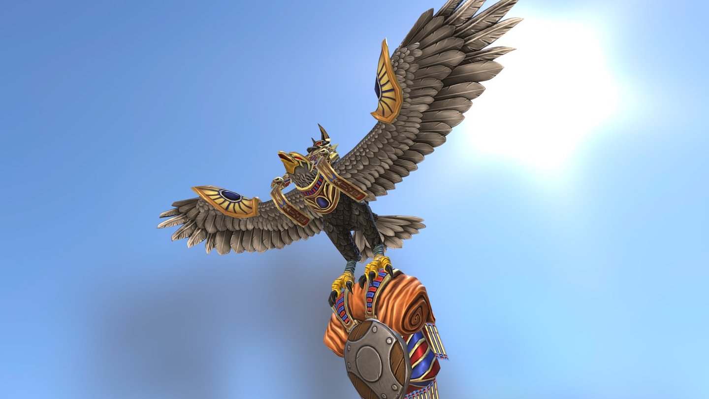 Tomb Guardian 2 
For dota2 &amp; Warhammer 
courier - Tomb Guardian - flying - - 3D model by jijiacer 3d model
