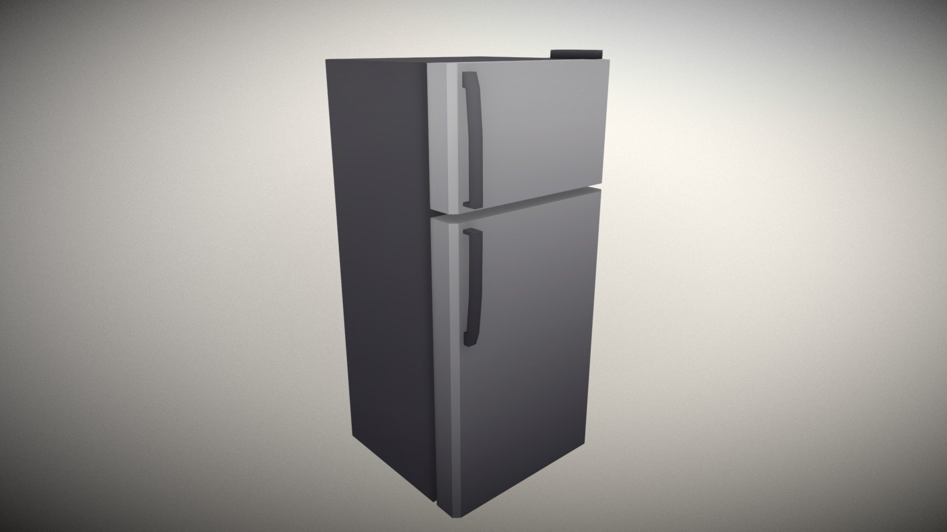 Fridge submission. Decided to go with our defacto apartment fridge. This one went by super quick 3d model