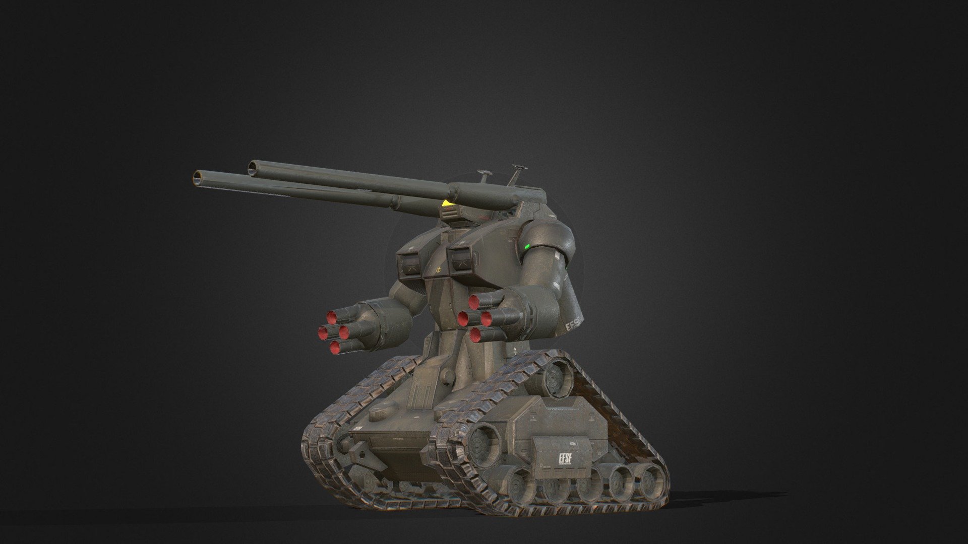 This model was made for One Year War mod of Hearts of Iron IV.

Our Mod Steam Home Page

https://steamcommunity.com/sharedfiles/filedetails/?id=2064985570 - RX-75 Guntank - Real Type Colour - 3D model by One Year War Mod (@hoi4oneyearwar) 3d model