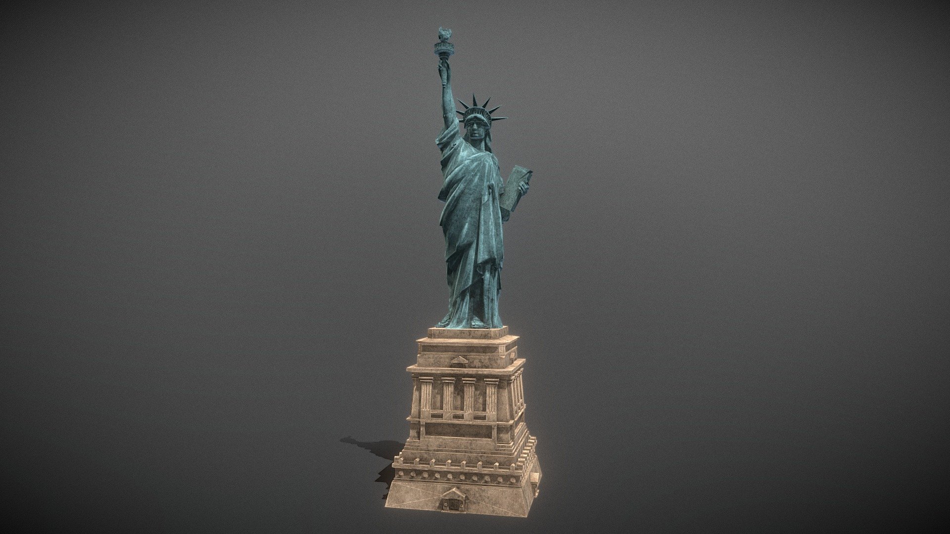 This is a beautiful statue model - The Statue of Liberty .

2 materials with 2048 * 2048 textures.

Triangles: 37200 Vertices: 19000

(Viewer Setting above are just a preview and may vary drastically depending on your lighting and shading setup on the final application)

If you have any questions, please feel free to contact me.
 
E-mail: zhangshangbin1314159@gmail.com
 - The Statue Of Liberty - Buy Royalty Free 3D model by Zhang Shangbin (@zhangshangbin1314159) 3d model