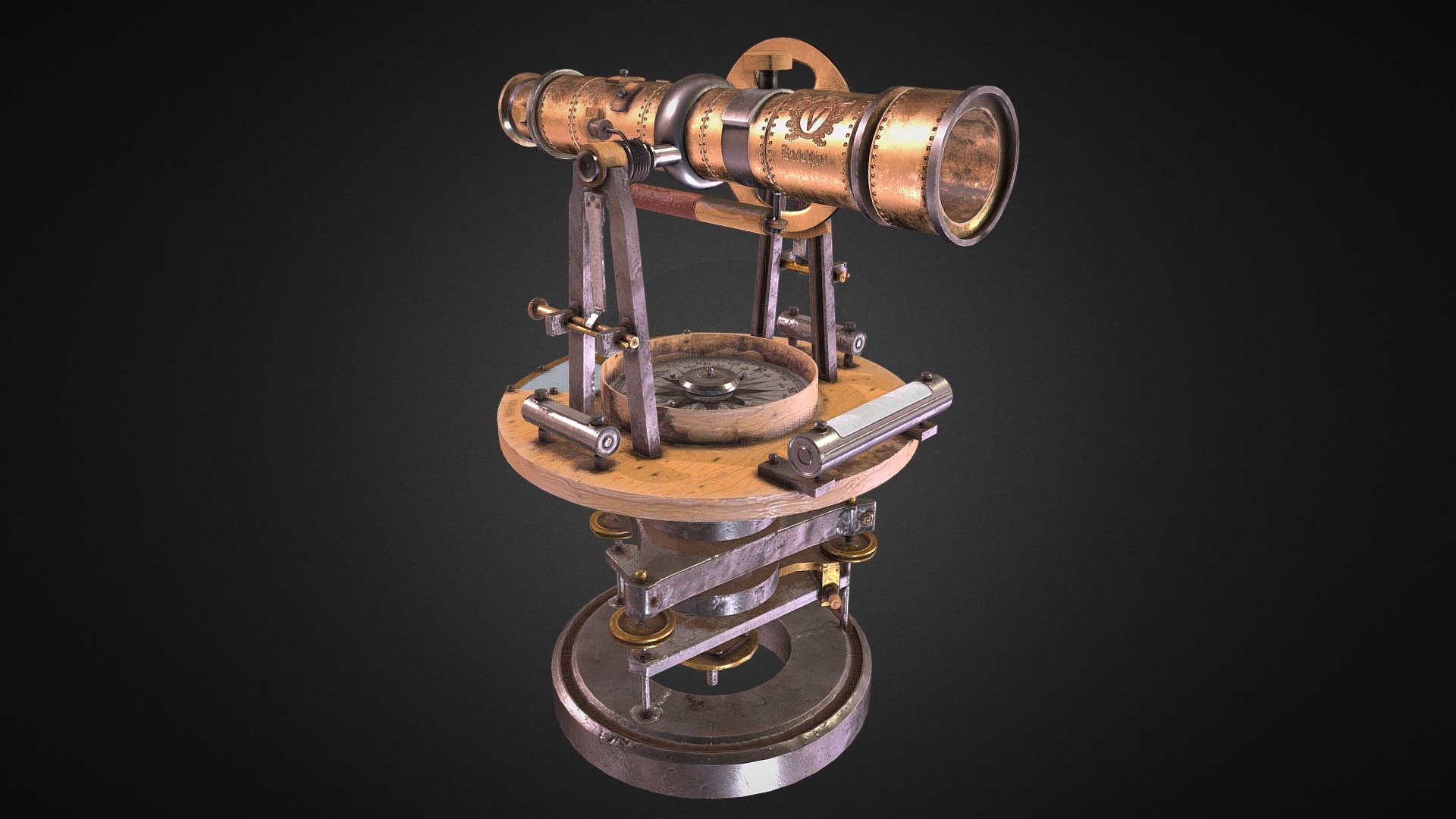This Telescope was made for a student project “The Eternitarium” to be placed in the libary scene. All together took around 1 day to make and texture. 

Any feedback would be much appriciated! - Telescope - 3D model by samkaewkhiao 3d model