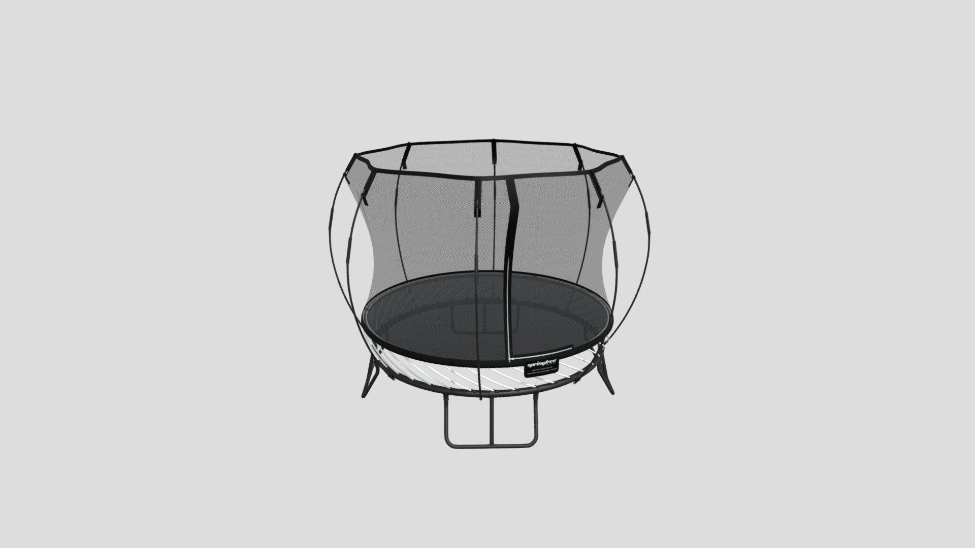 Compact Round Trampoline (R54) - Download Free 3D model by AR Quick Look USDZ (@pewcus-tunbek-4Buvso) 3d model