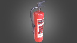 fire Extinguisher prop, construct3d, staffpicks, game, lowpoly