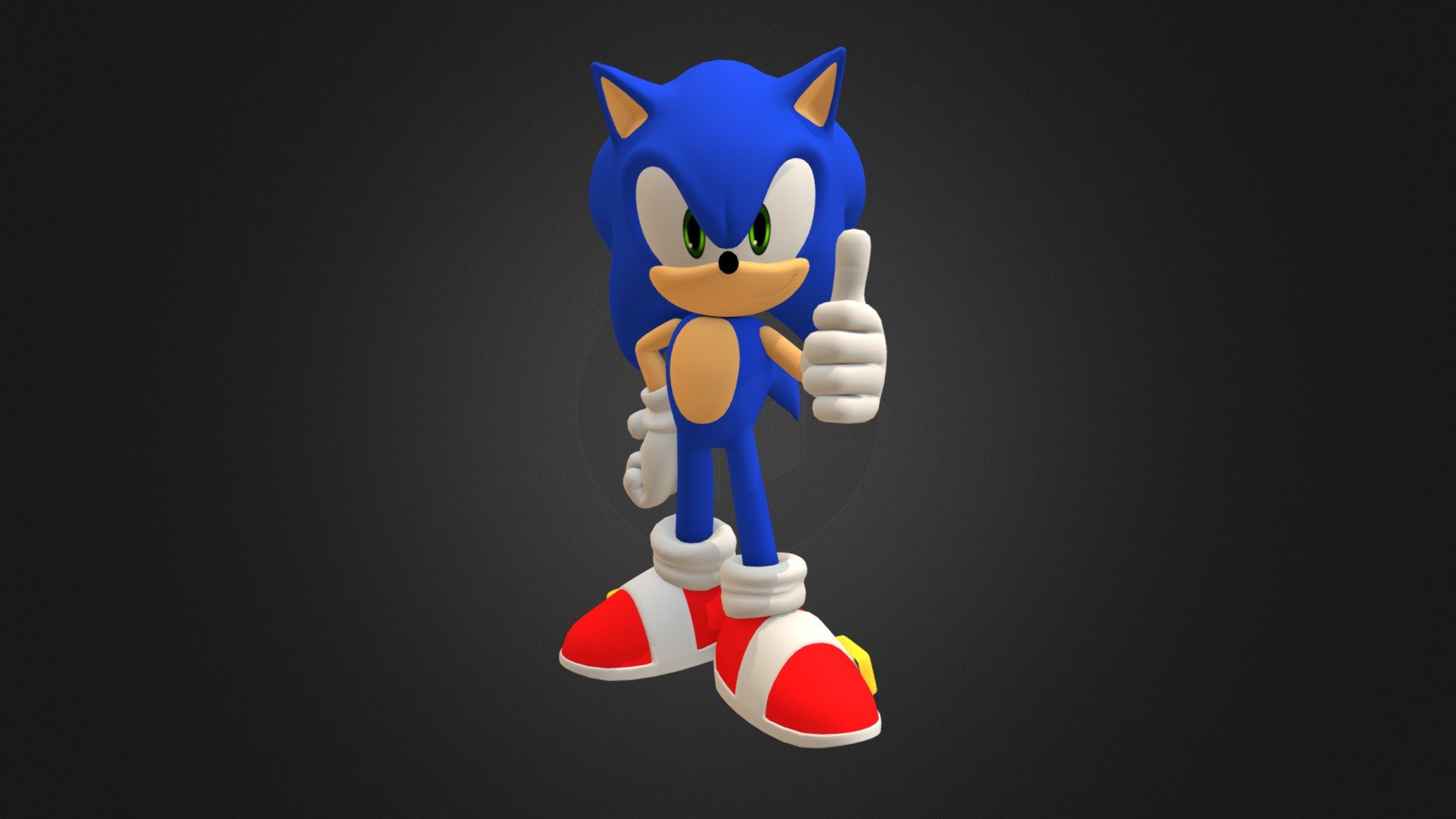 Chr Sonic - 3D model by SonicRunnersAdventure 3d model