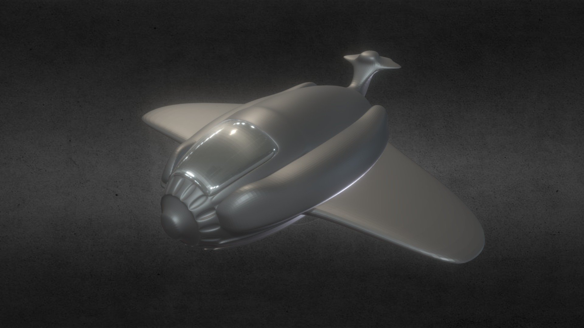 a smal cartoon plane for mobile games - CARTOON PLANE - Download Free 3D model by ETverde 3d model