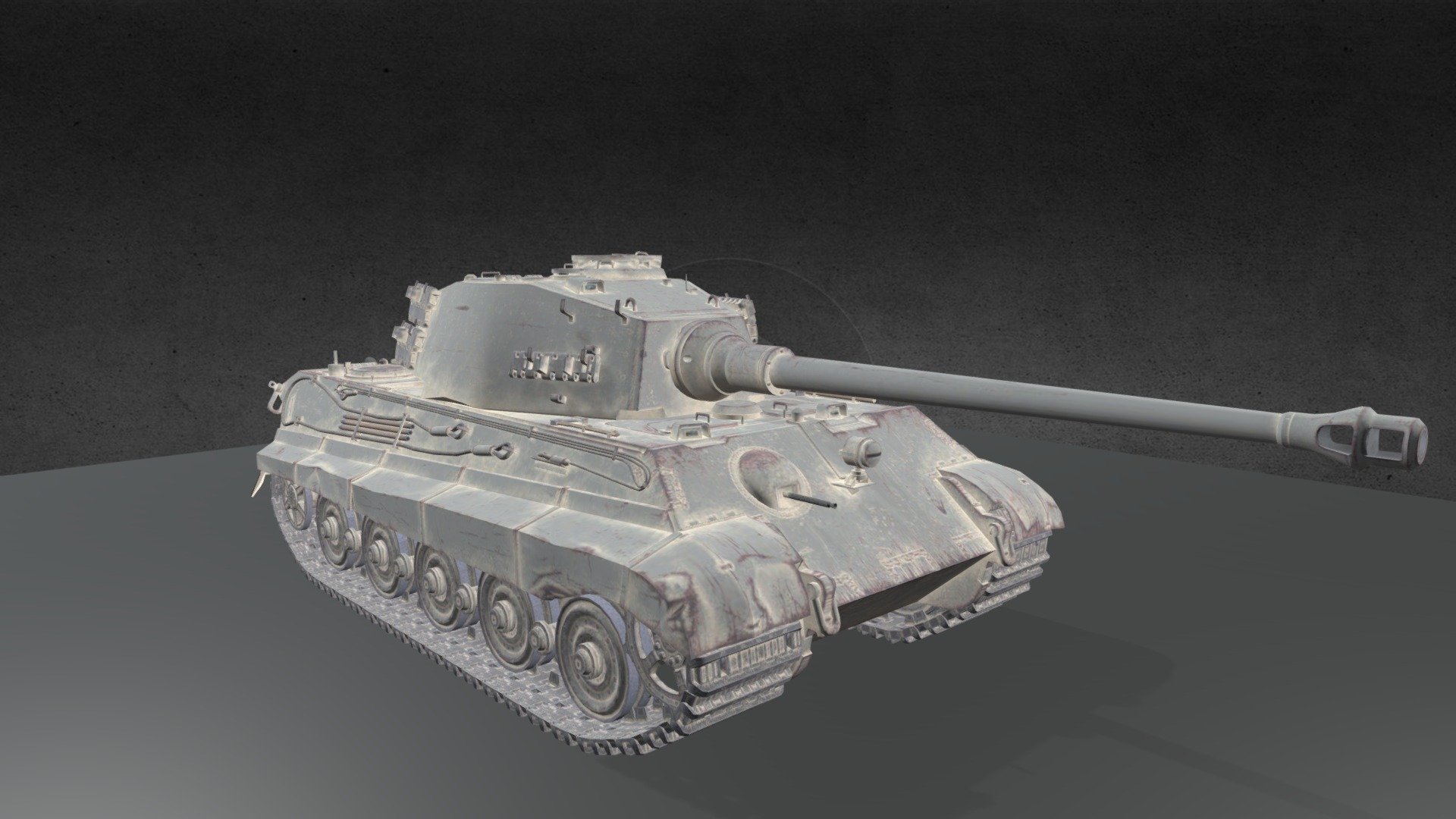 Tiger II - Download Free 3D model by Herdyn (@Tomrs) 3d model