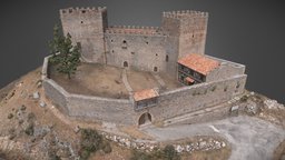 Argüeso Castle, XIII century, Spain spain, castle, ancient, medieval, cultural, heritage, fortress, documentation, preservation, scan