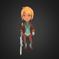 Alchemist Idle idle, character, game, lowpoly