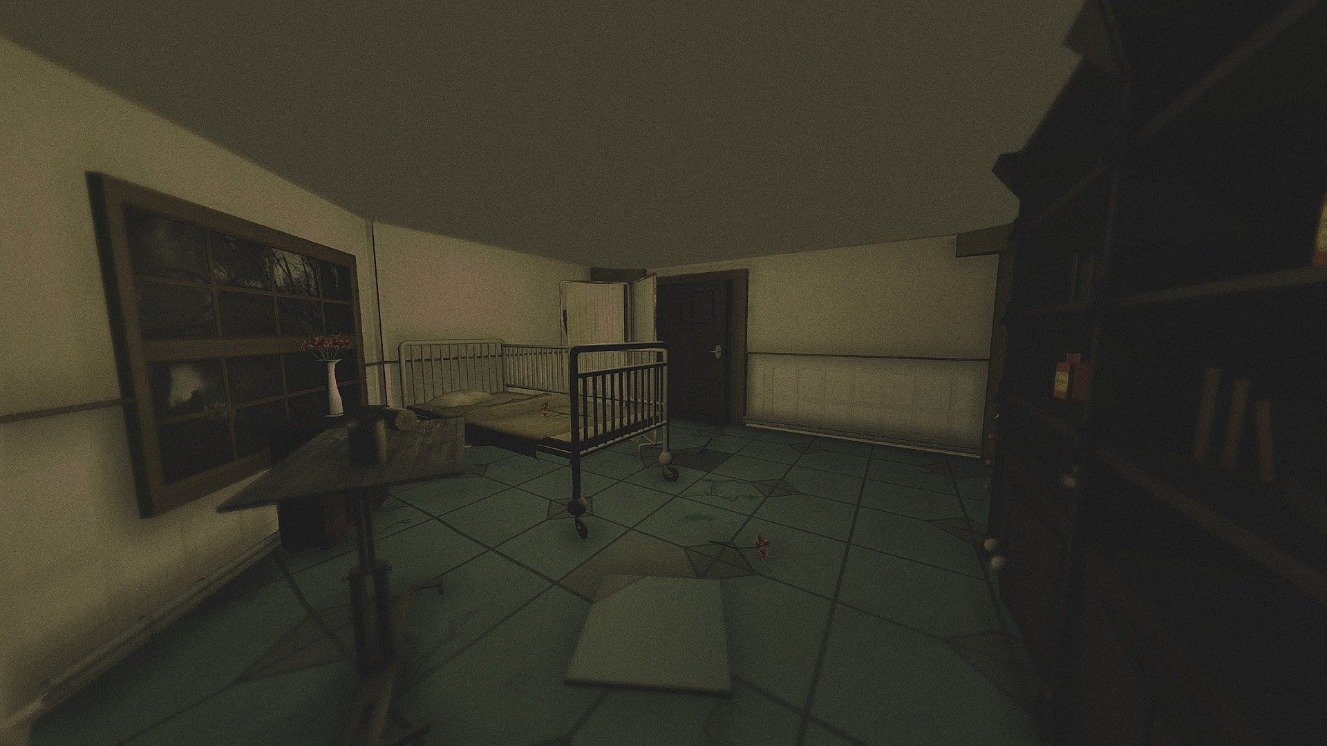 i tried my best. TT - Horror Hospital Room - Download Free 3D model by Karol (@KarolinaGlad) 3d model