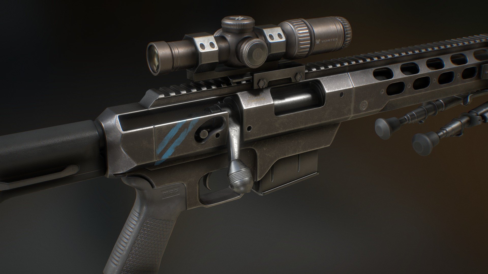 Tac 21 Sniper Rifles - 3D model by n3600 3d model