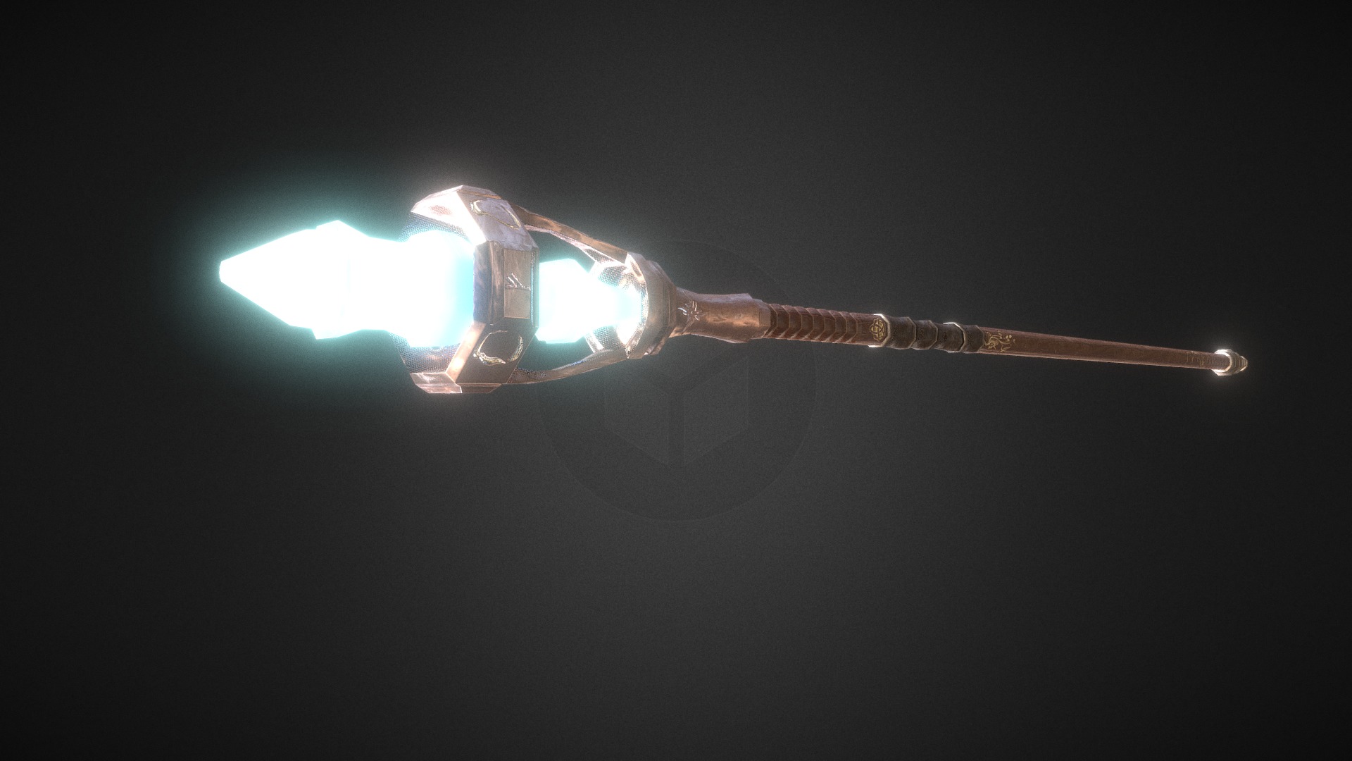 One of first staffs I was making for my personal project 3d model