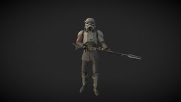 Mud Trooper 3d model