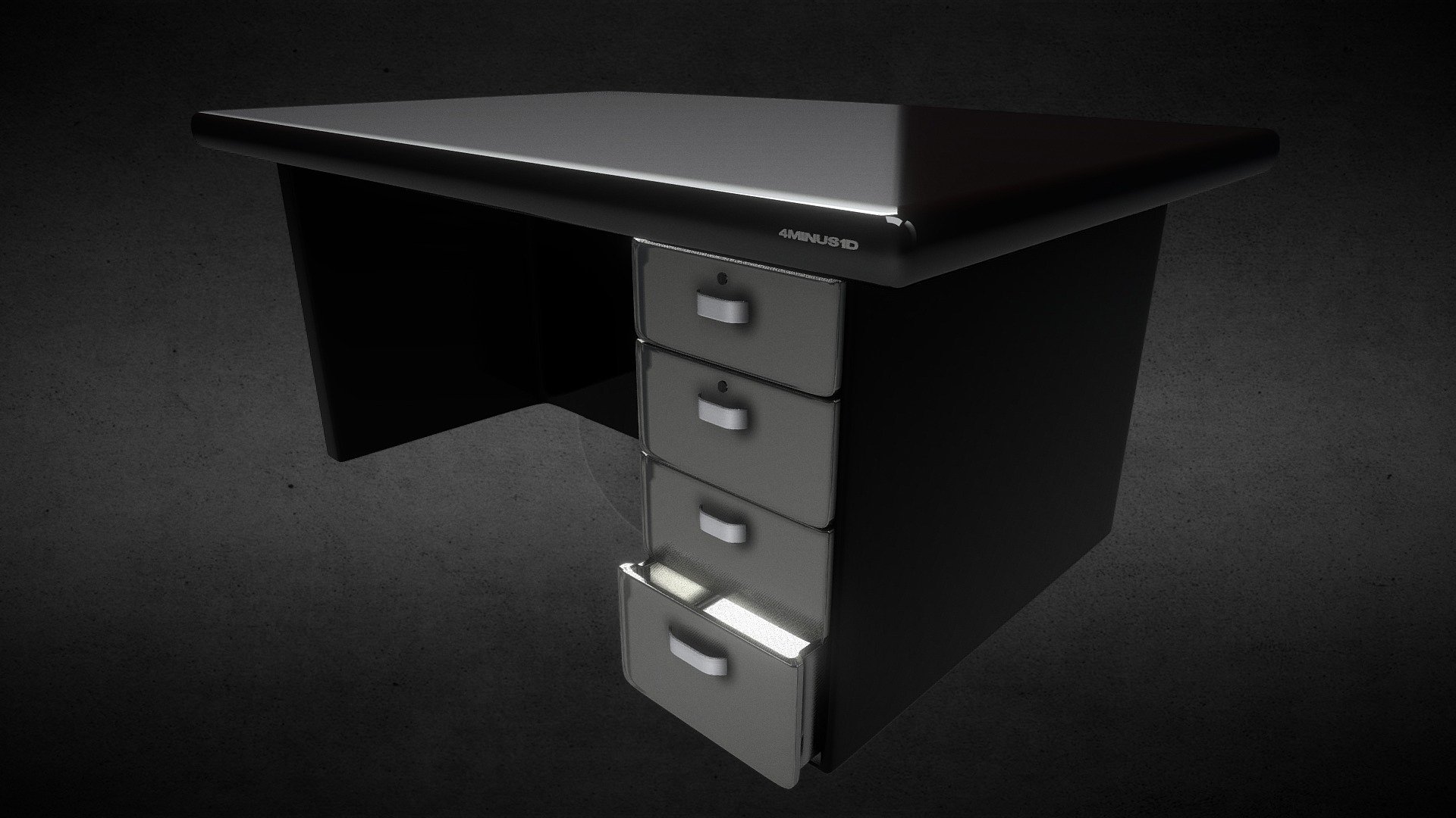 Office Table Design in Blender, made this a while back - Simple Office Table - Download Free 3D model by Zohaib (4minus1d) (@4minus1D) 3d model