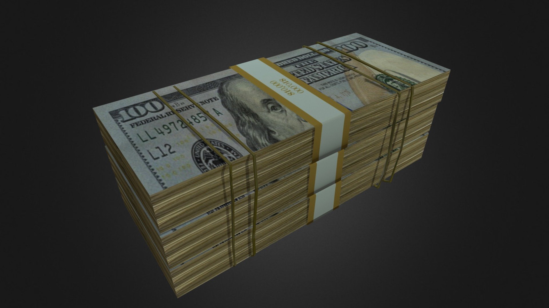 a stack of dollars made in blender it has obj file with textures pls like and follow - Stack Of Money model - Download Free 3D model by Aditya Graphical (@Adityakm) 3d model
