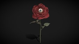 Spooky Eye Rose eye, victorian, flower, death, prop, vintage, dead, flowers, rose, goth, gothic, props, eyes, roses, horrorgame, low-poly, lowpoly, decoration, dark, halloween, spooky, horror, horror-props, horror-model, halloween-decor, noai
