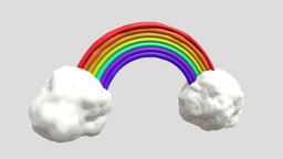 SIAs Cloud Rainbow Headband "Together"