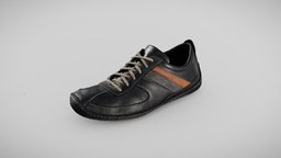 Worn Air Ryder shoe, advanced, leather, vintage, worn, boot, nike, realistic, old, scanned, casual, fancy, sneaker, ryder, haan, cole, photometry, designers, pbr-texturing, pre-owned, lace-up, pbr-materials, air, inciprocal, cole-haan