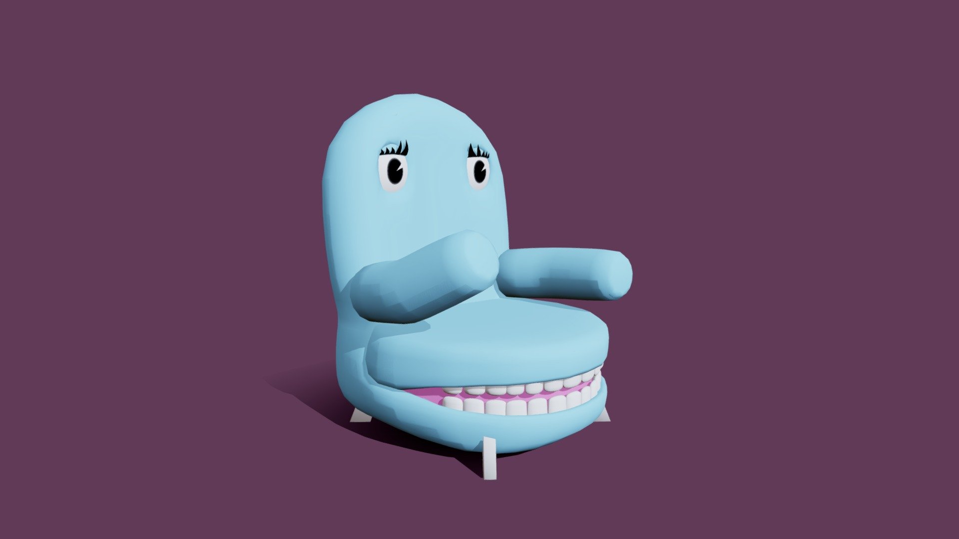 Chairy from Pee-wee's Playhouse.

Pee-wee's living-room chair &amp; friend 3d model