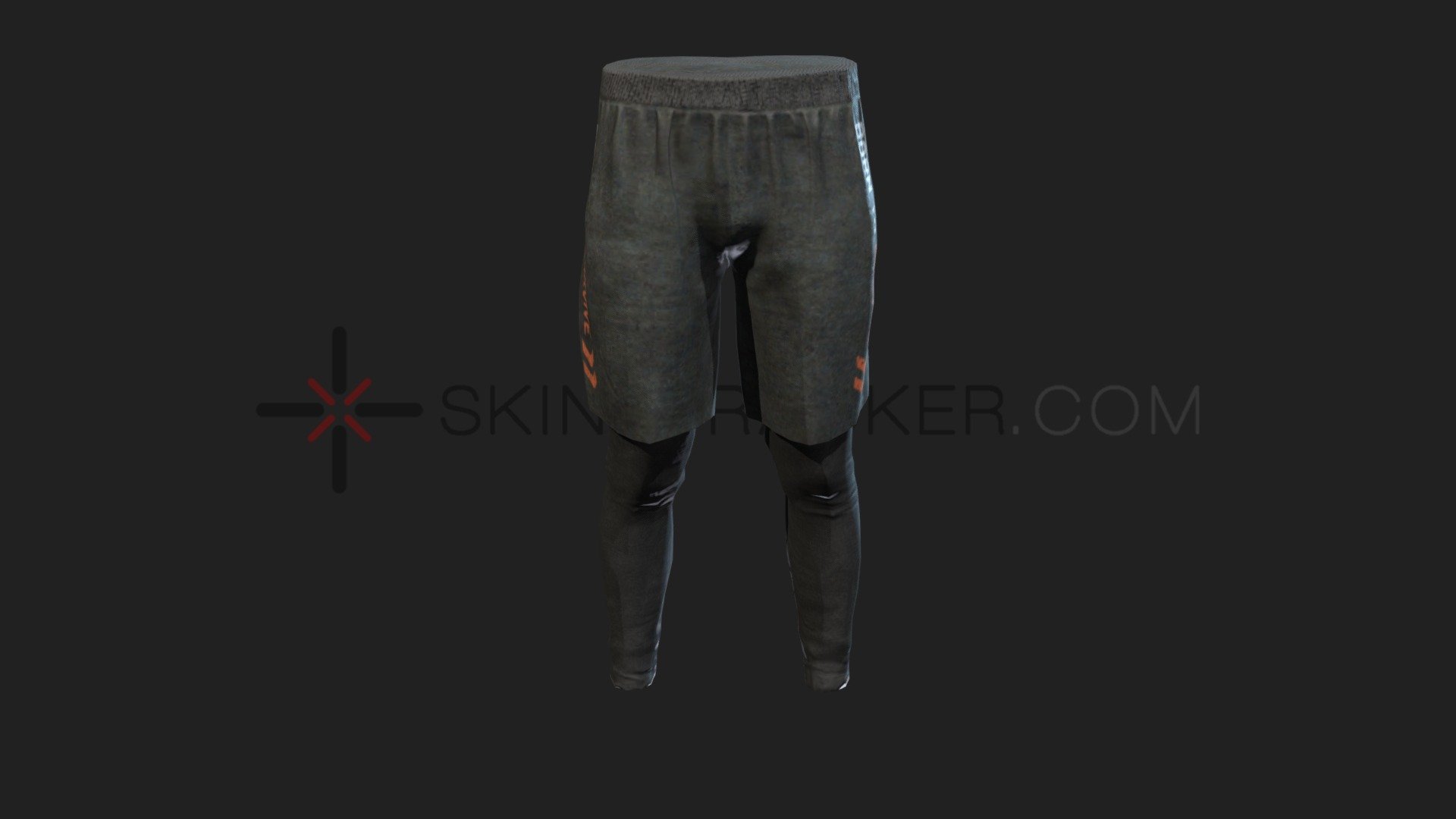 Uploaded for Skin-Tracker.com - PUBG - Born to Survive Shorts - 3D model by Skin-Tracker (@stairwave) 3d model