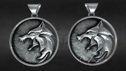 Witcher Medallions medallion, witcher, geralt, vesemir, vedmak