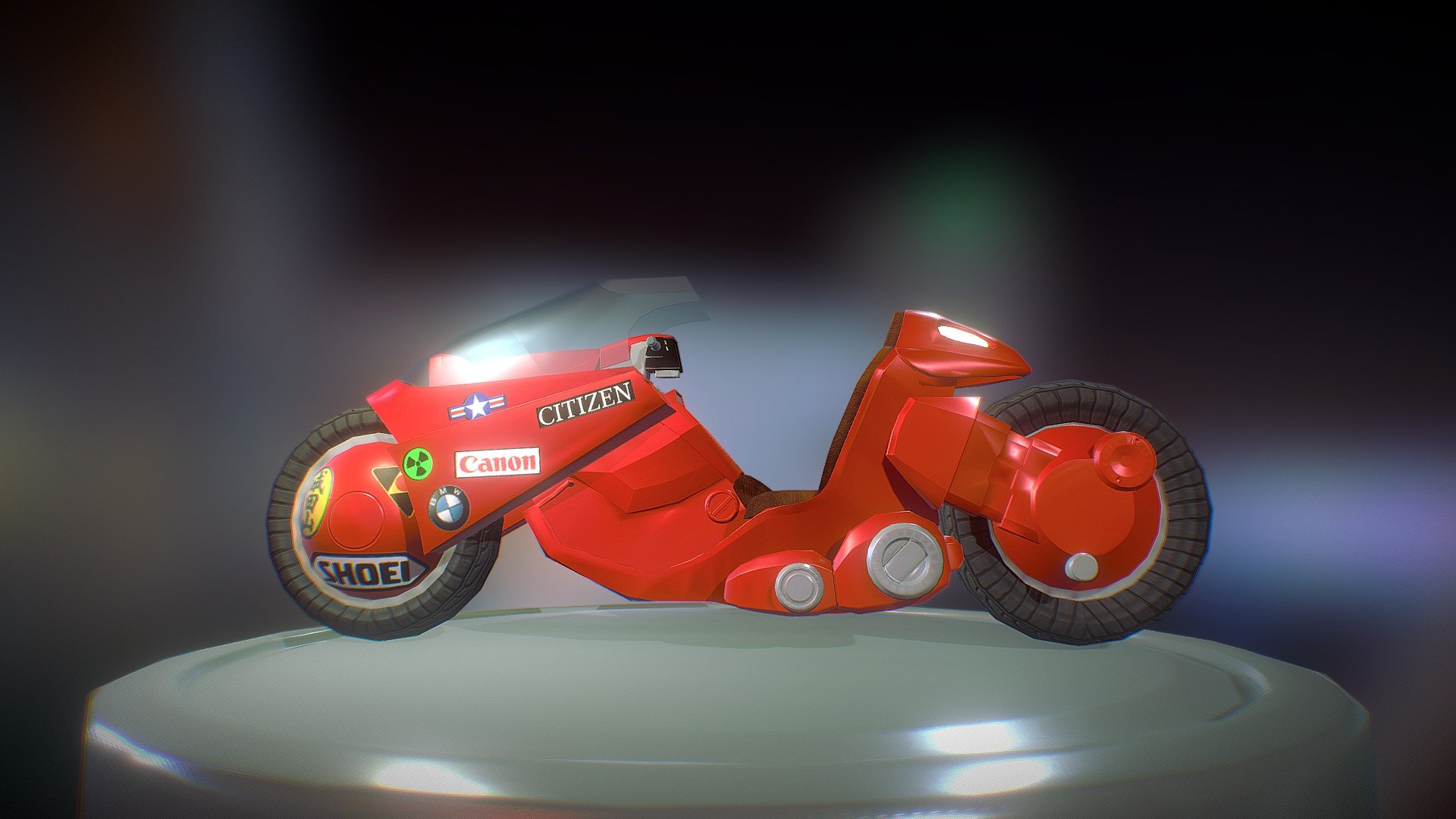 After the Kaneda model, here is his iconic bike.. Soon will post a model with Kaneda on the bike and with his weapon. Hope you enjoy!
Cheers - Kaneda's Bike - Buy Royalty Free 3D model by rpinto3d 3d model