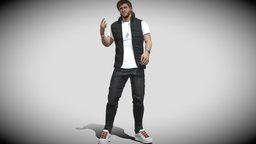 3D Rigged Logan Paul music, stand, people, paul, logan, drake, boxing, casual, men, rapper, mayweather, youtuber, character, 3d, lowpoly, man, human, male, rigged, person