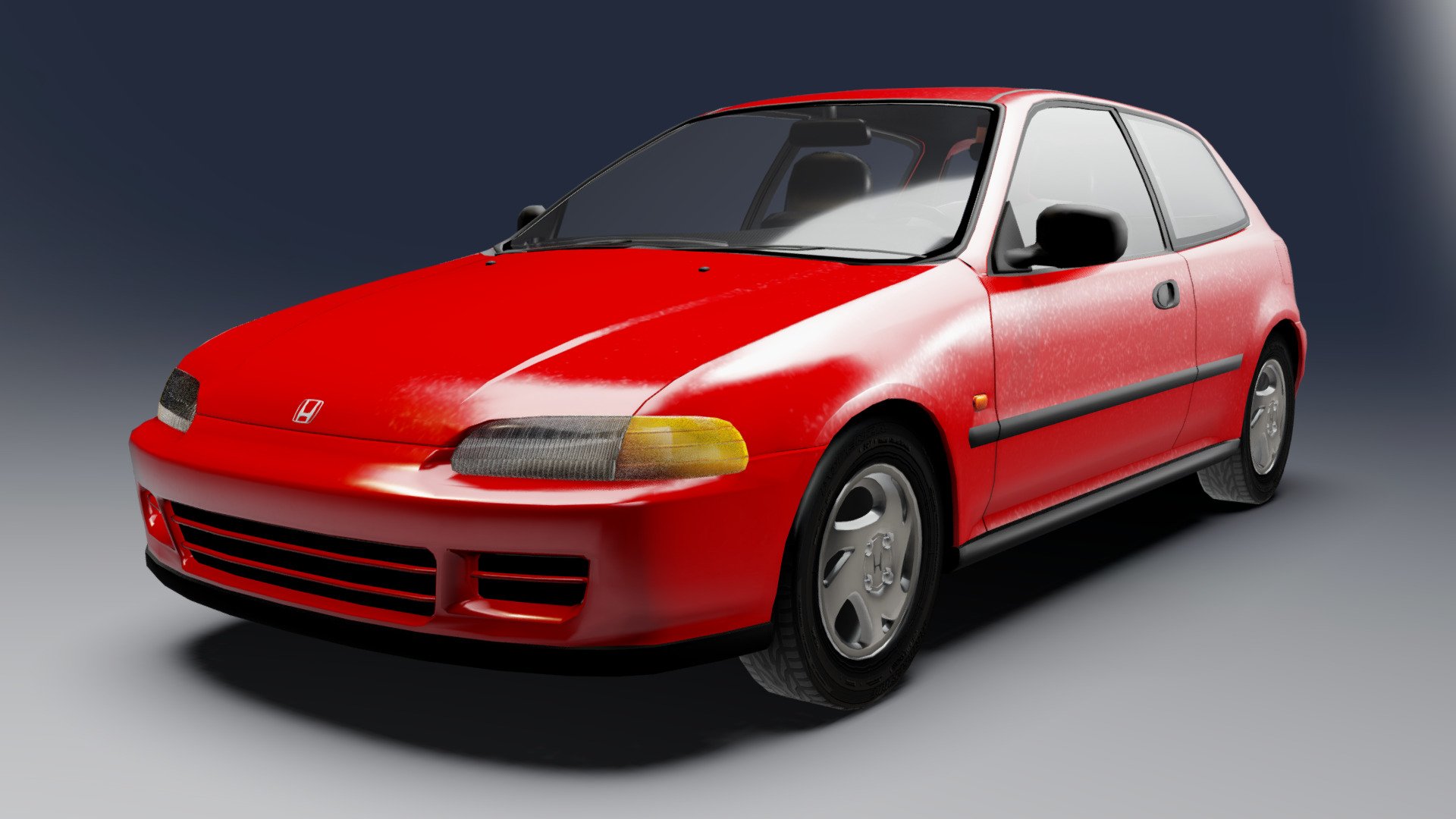 Finally I have updated, if not, remade my most popular model on sketchfab.
New front, rear and even sides, little to no mesh is the same as the original EG6 3d model