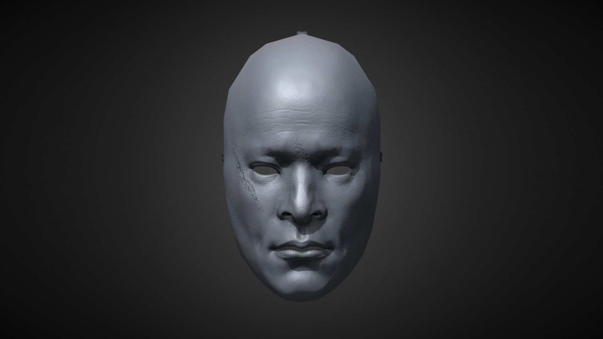 Software: ZBrush, Maya, xNormal, 3dCoat, PS - Man face_LP - Download Free 3D model by Inna Reiman (@innareiman) 3d model